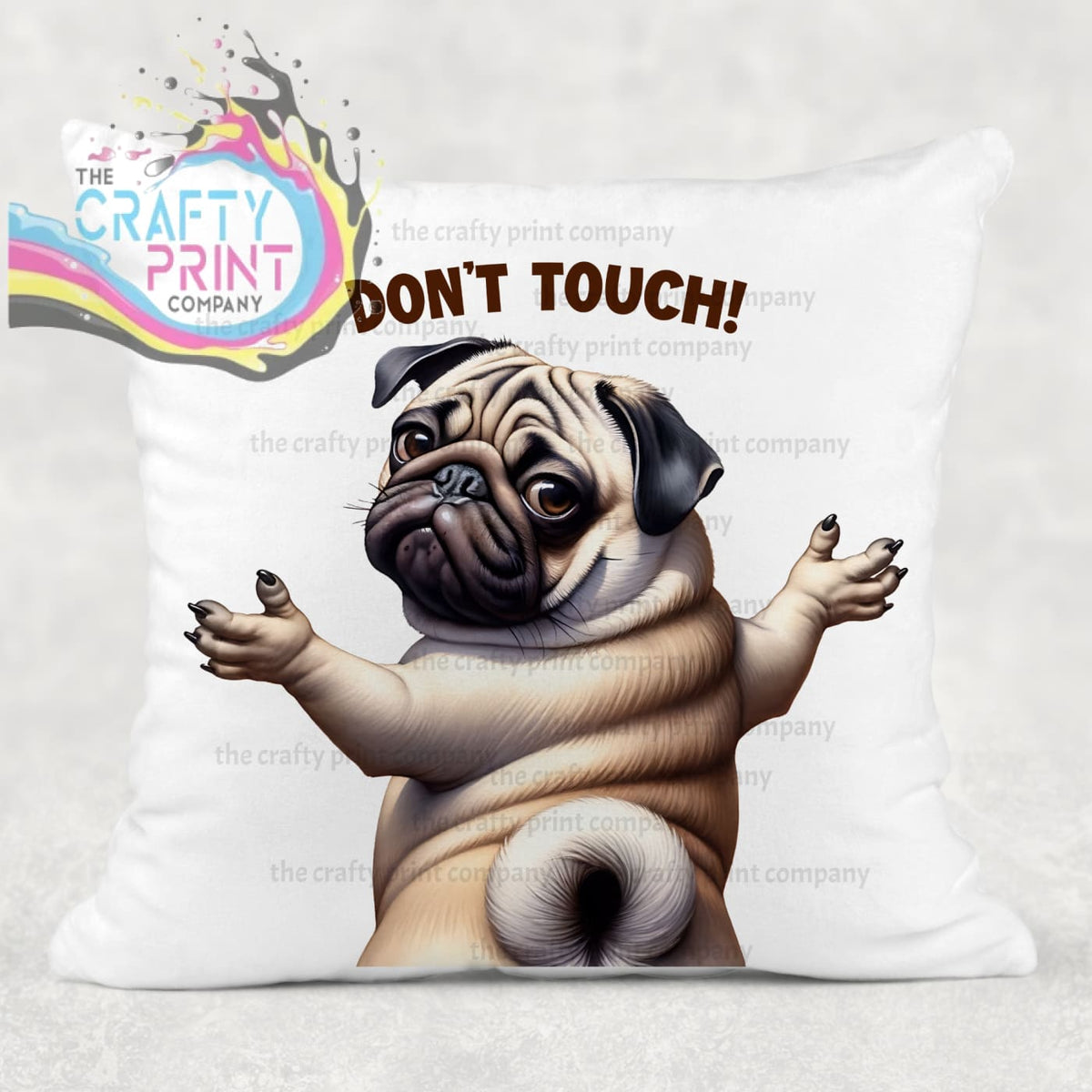 Pug cushion best sale