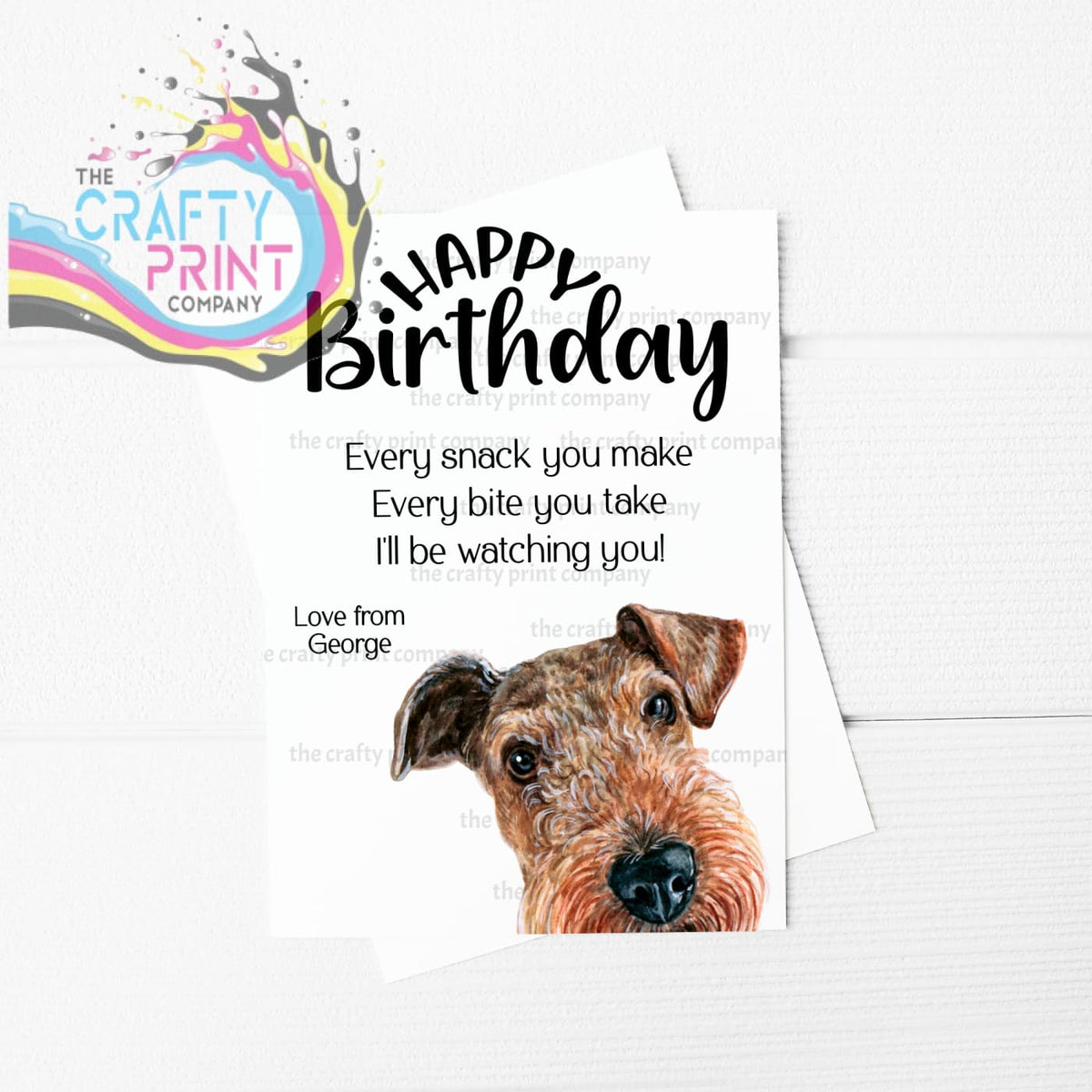 Happy birthday hot sale terrier