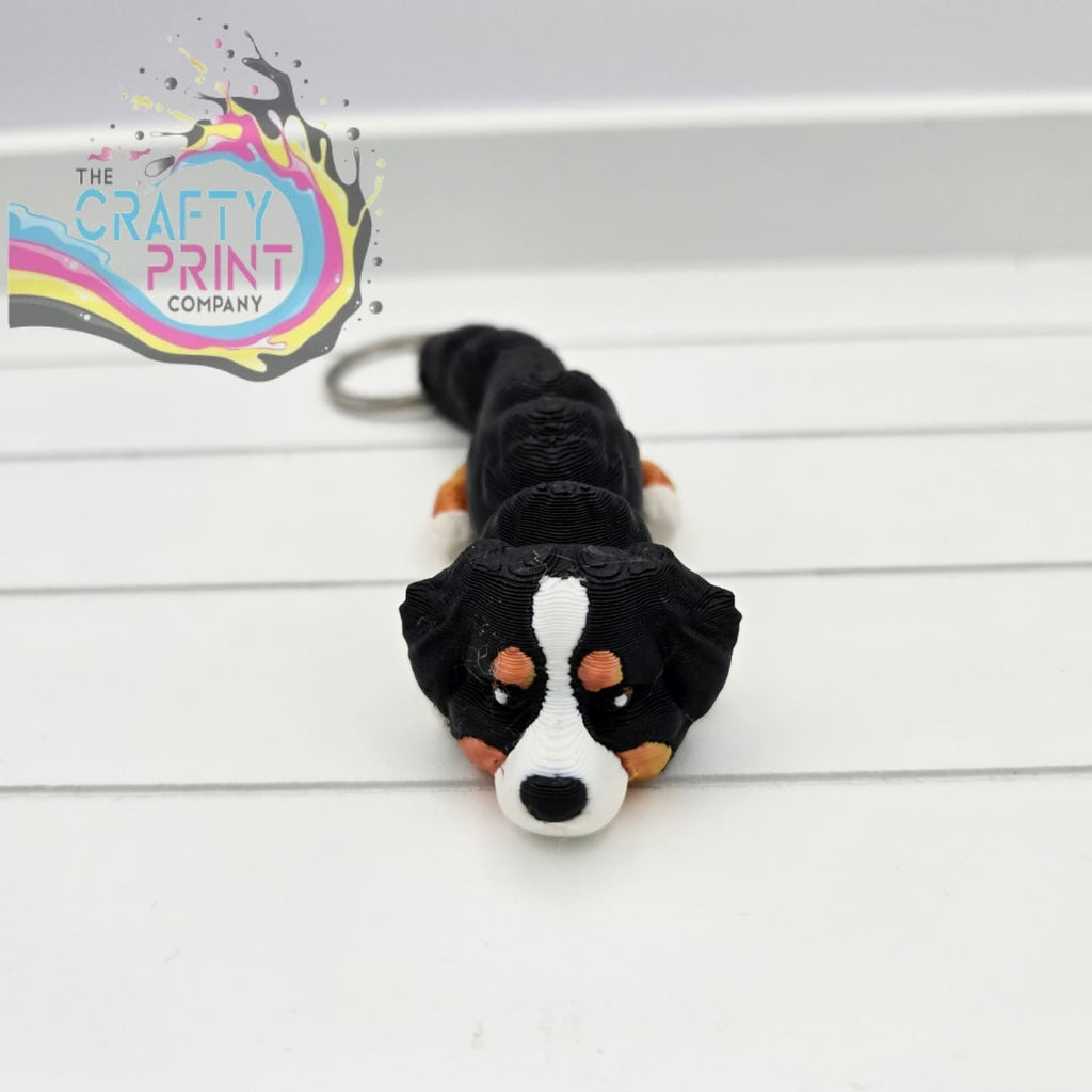 3D Printed Bernese Mountain Dog Articulated Flexi