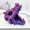 3D Printed Decorative Dragon Skull Dice Tower - Sets & Games