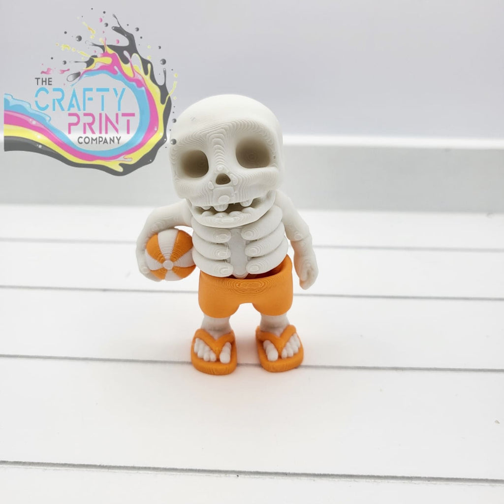 3D Printed Fully Articulated Mini Summer Ready Skeleton