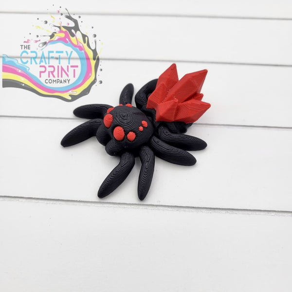 3D Printed Mini Crystal Spider - Home & Garden > Decor