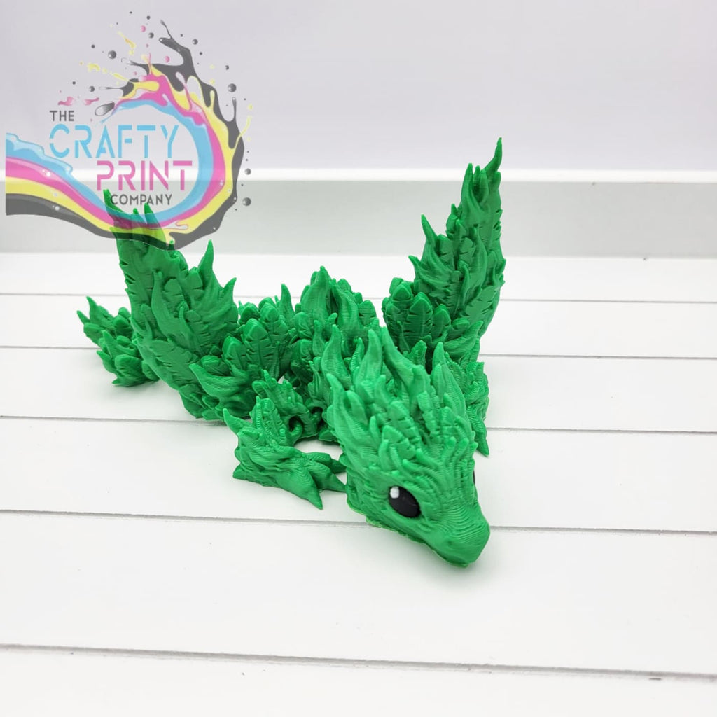 3D Printed Phoenix Dragon - Green