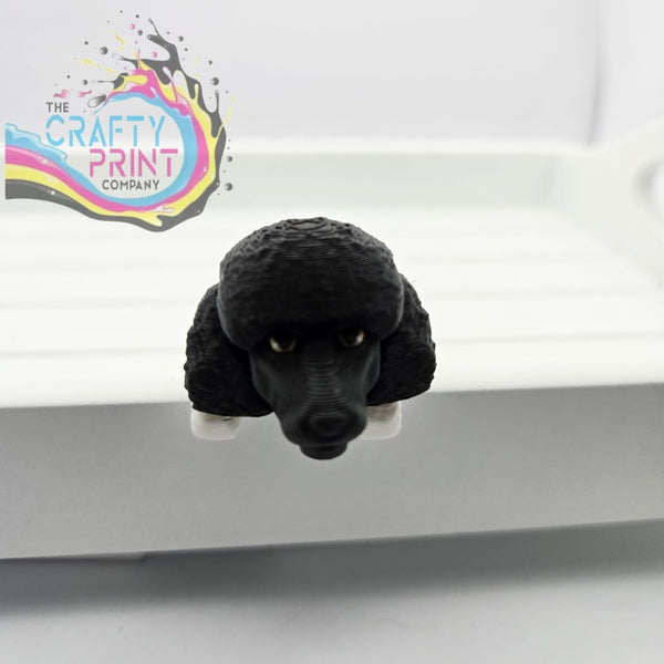 3D Printed Poodle Dog Articulated Flexi Keyring/Fidget