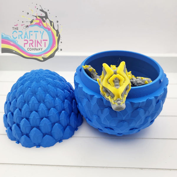 3D Printed Storm Dragon in Egg
