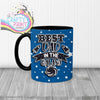 Best Dad in the Galaxy Mug - Black Handle & Inner - Mugs