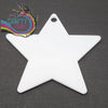 Blank Acrylic Star Bauble Christmas Tree Decoration