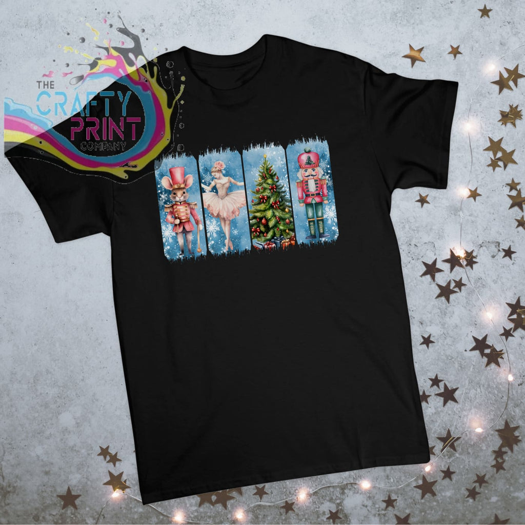 Brushstroke Nutcracker Christmas Children’s T-shirt