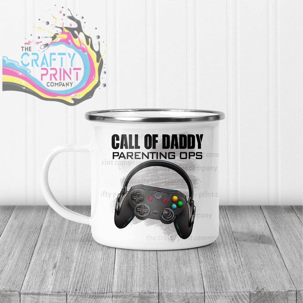 Call of Daddy Parenting Ops Mug - Enamel - Mugs