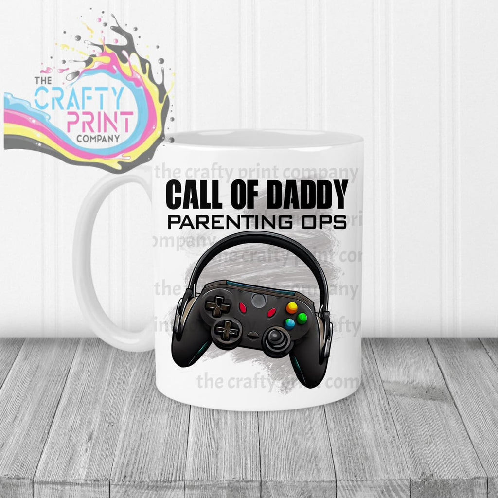 Call of Daddy Parenting Ops Mug - White Handle & Inner