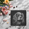 Cavalier King Charles Spaniel Engraved Slate Coaster