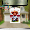 Cmon England Football Highland Cow Car Air Freshener