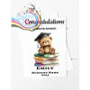 Congratulations on Graduating Teddy Personalised A5 Card