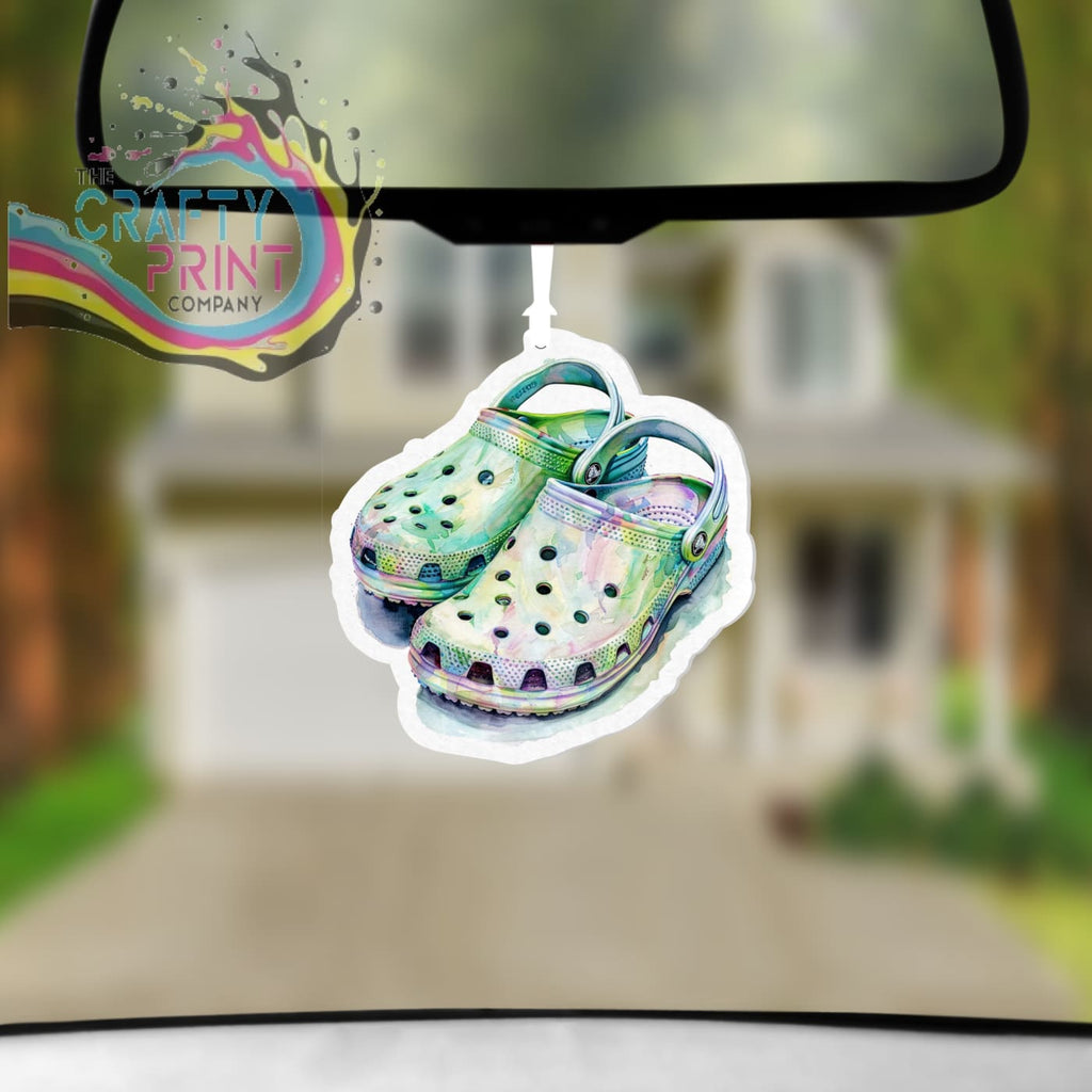 Crocs Shape Car Air Freshener with Fragrance Bottle