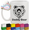 Daddy Bear Mug Sticker - Decorative Stickers