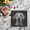 Dalmation Engraved Slate Coaster - Square