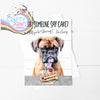 Did someone say cake? Boxer A5 Birthday Card - Greeting &