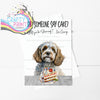 Did someone say cake? Cockapoo A5 Birthday Card - Greeting