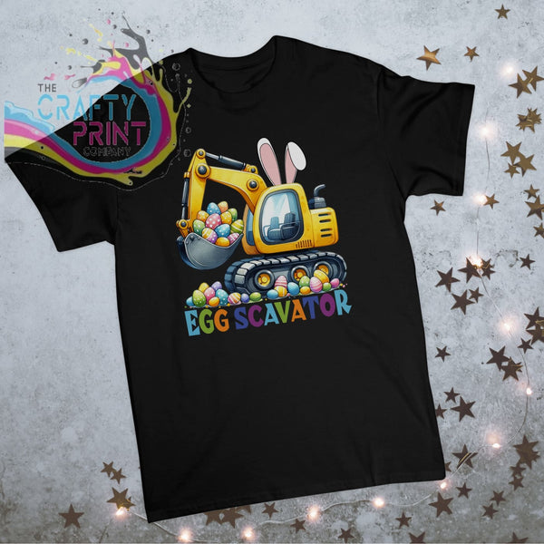 Egg-scavator Easter Children’s T-shirt - Black - Shirts &