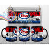 Esso Motor Oil Dirty Mug - Black Handle & Inner - Mugs