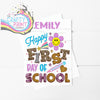 First day of School Flower A5 Card - Greeting & Note Cards