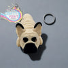 French Bulldog Articulated Flexi Keyring