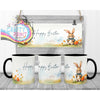 Happy Easter Rabbit Mug - Black Handle & Inner - Mugs