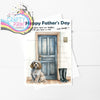 Happy Father’s Day Cockapoo Waiting A5 Card - Greeting &