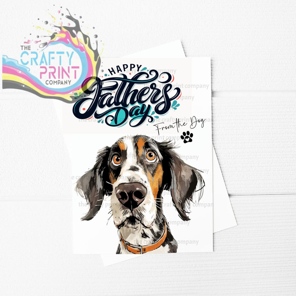 Happy Father’s Day from the Dog Greeting Card - & Note Cards