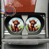 Highland Cow Legs Up Car Cup Holder Coasters