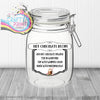 Hot Chocolate Recipe Jar Sticker