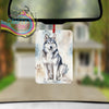 Husky Paw Print Car Air Freshener - Vehicle Fresheners