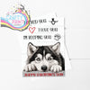 I licked you Alaskan Malamute A5 Valentine Card - Greeting