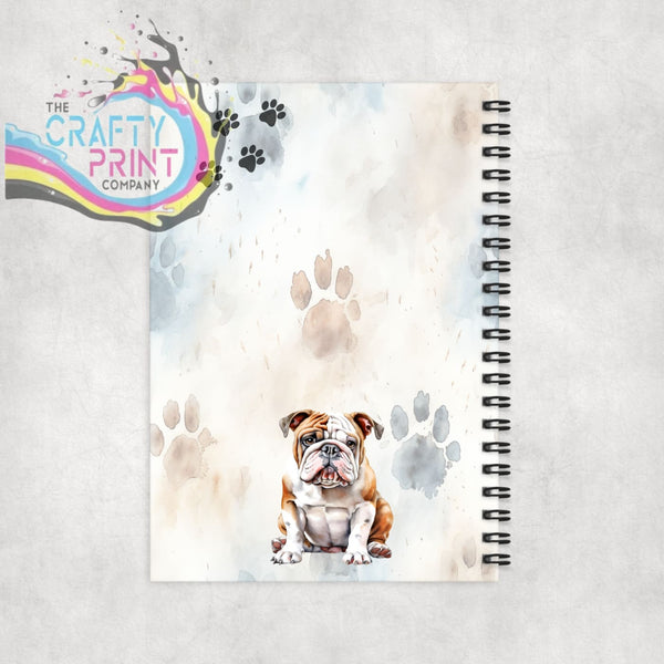 Impawtant Notes English Bulldog Notebook - Notebooks &