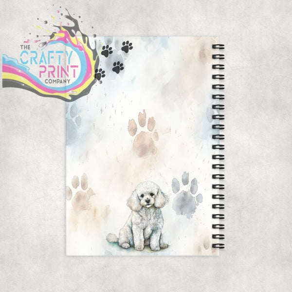 Impawtant Notes Poodle Notebook - Notebooks & Notepads