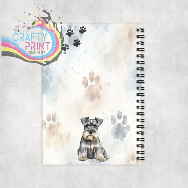 Impawtant Notes Schnauzer Notebook - Notebooks & Notepads