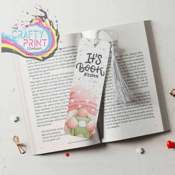 It’s book O’clock Gonk Bookmark - Fabric Board - Bookmarks