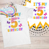 It’s my 5th Birthday Donut Children’s T-shirt - White