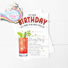 It’s Your Birthday Bloody Mary Cocktail Recipe A5 Card