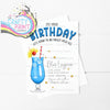 It’s Your Birthday Blue Lagoon Cocktail Recipe A5 Card