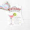 It’s Your Birthday Cosmopolitan Cocktail Recipe A5 Card