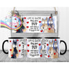 Life is short Hug your Pup Scottie Dog Mug - Black Handle &