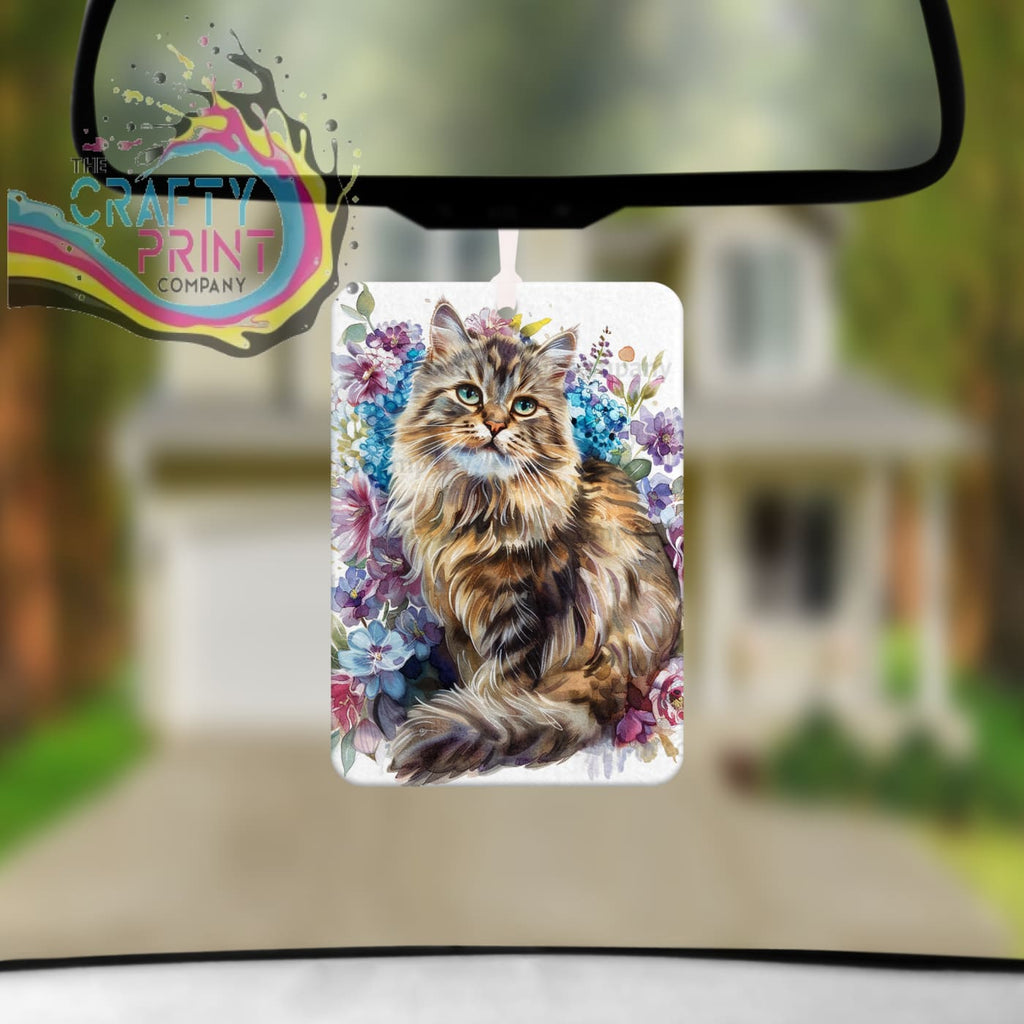 Long Haired Cat Car Air Freshener - Vehicle Fresheners