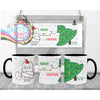 Meowy Christmas and a Happy Purr Year Mug - Black Handle &