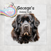 Newfoundland Dog Personalised Dribble Slobber Cloth