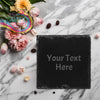 Personalised Engraved Slate Coaster - Square / Font 1