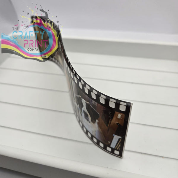 Personalised Freestanding Photo Film Strip Acrylic Plaque