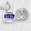 Personalised Name Role Wedding Cufflinks