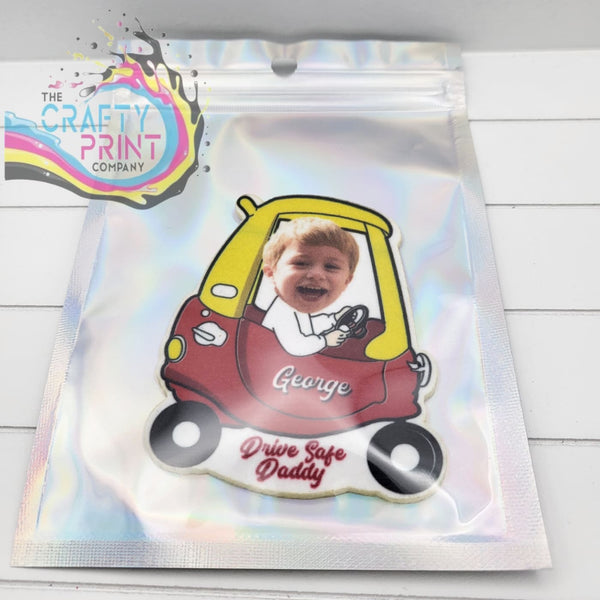 Personalised Red Car Shape Air Freshener - Vehicle