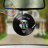 Personsalised Record Shape Car Air Freshener - Vehicle